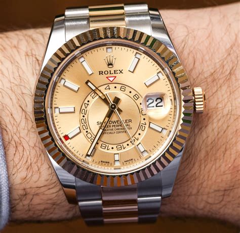 rolex sky dweller gold steel price|Rolex Sky-Dweller two tone.